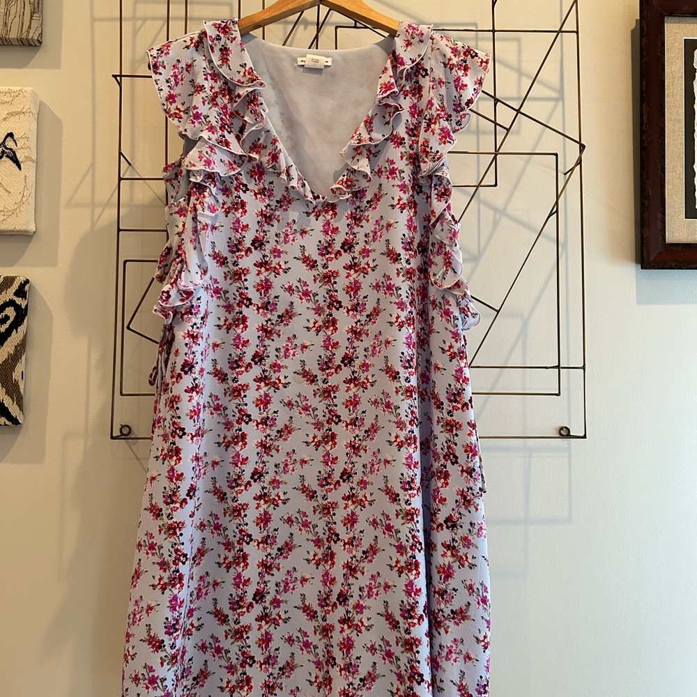 Club Monaco Sleeveless Floral Dress Size 10